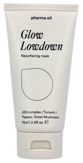 PHARMA OIL Glow Lowdown AHA Complex sejas maska, 75 ml - 1