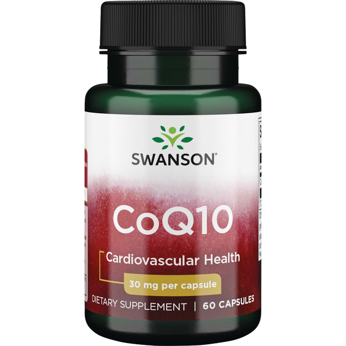 SWANSON Kofermentas Q10 30 Mg, širdies veiklai ir antioksidacinei apsaugai, kapsulės, 60 vnt. - 1