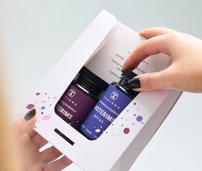 SAPIENS Multivitaminų Kompleksas Moterims tabletės, 60 vnt. - 5