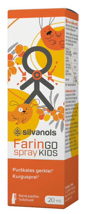 FARINGOSPRAY Kids purškalas, 20 ml - 1