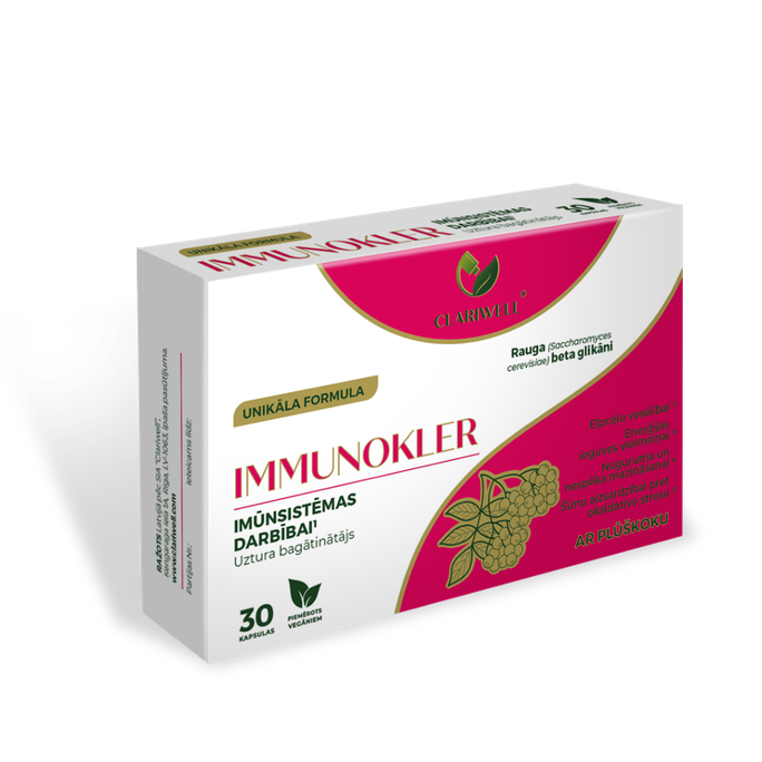 CLARIWELL Immunokler Imunitātei kapsulas, 30 gab. - 1