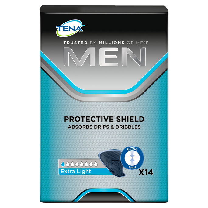 TENA Men Protective Shield Level 0 uroloģiskie ieliktņi, 14 gab. - 1