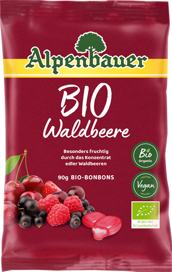 ALPENBAUER BIO Waldbeere konfektes, 90 g - 1