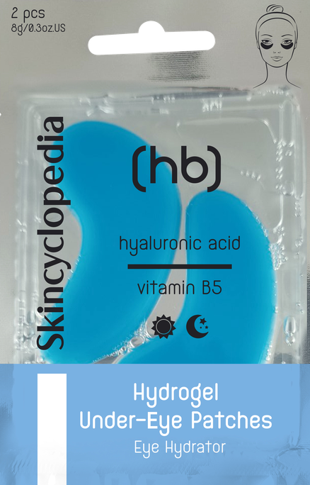 SKINCYCLOPEDIA With Hyaluronic Acid, Vitamin B, Niacinamide, Ceramides and Collagen acu spilventiņi, 2 gab. - 1