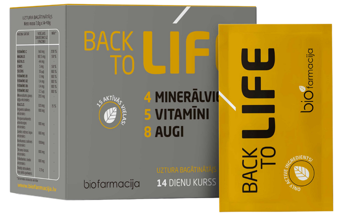BIOFARMACIJA Back To Life dienas deva, 14 gab. - 1