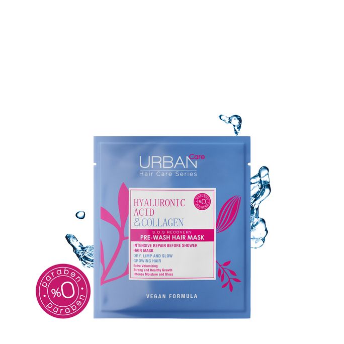 URBAN CARE Hyaluronic Acid & Collagen Pre-Wash maska matiem, 50 ml - 3