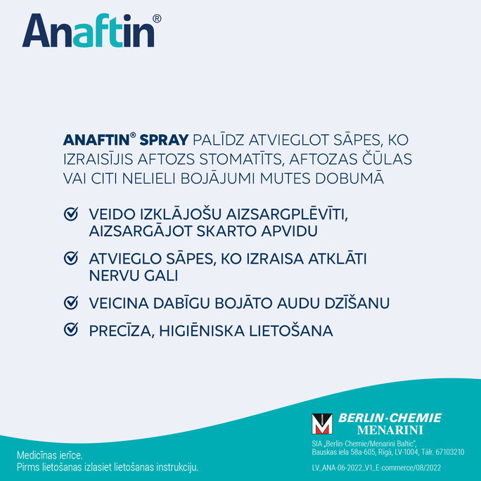 ANAFTIN Spray aerosols, 15 ml - 5