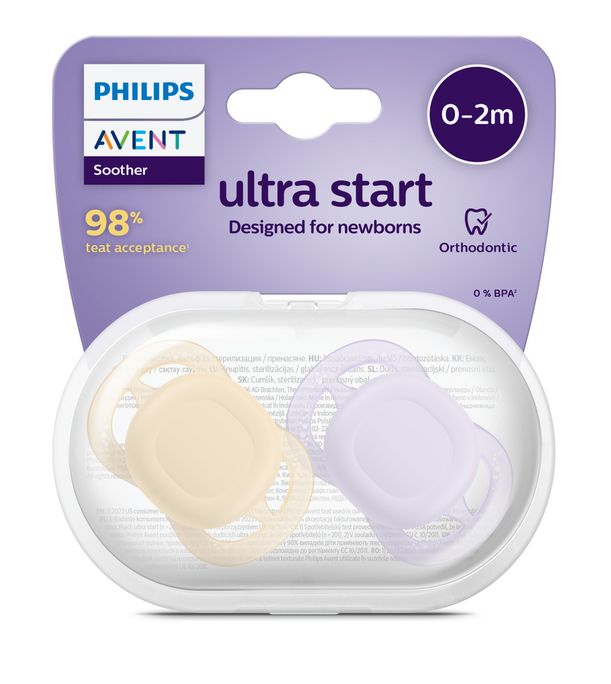 PHILIPS Avent Ultra Start Girls (0-2 m.) māneklītis, 2 gab. - 2