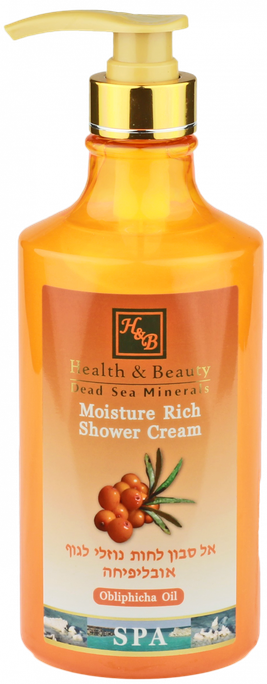 HEALTH&BEAUTY Dead Sea Minerals Sea buckthorn oil dušas krēms, 780 ml - 1