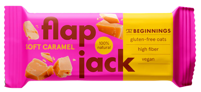 THE BEGINNINGS FlapJack Karamele batoniņš, 60 g - 1
