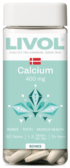 LIVOL Extra Calcium 400 mg tabletes, 90 gab. - 1