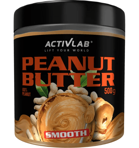 ACTIVLAB Peanut Butter Smooth, riešutų sviesto skonio pasta, 500 g - 1