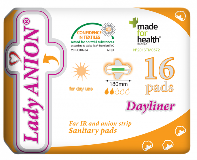 LADY ANION Dayliner higiēniskās paketes, 16 gab. - 1