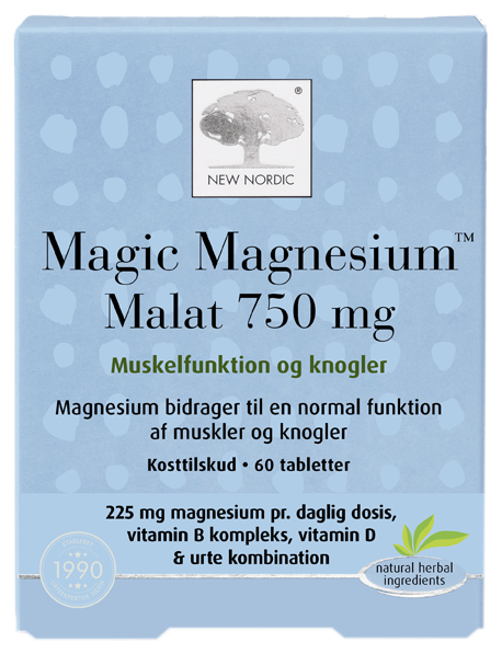 NEW NORDIC Magic Magnesium Malat tabletes, 60 gab. - 1