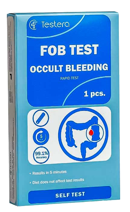 TESTERA FOB Slēptās Asiņošanas tests, 1 gab. - 1