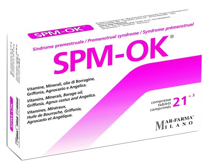 SPM-OK Premenstruālais Sindroms tabletes, 24 gab. - 1