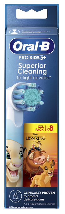 ORAL-B Lion King Brush Kids 3+ elektriskās zobu birstes uzgaļi, 8 gab. - 1