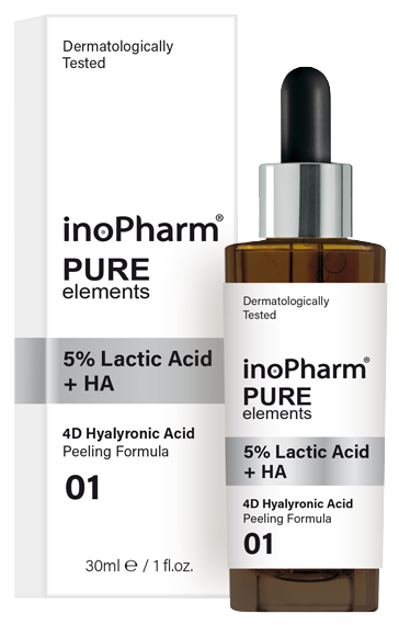INOPHARM 5% Lactic Acid + HA serums, 30 ml - 1