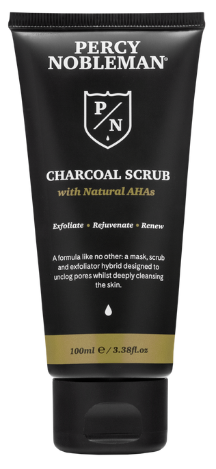 PERCY NOBLEMAN Charcoal skrubis, 100 ml - 1