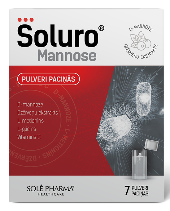SOLURO Mannose paciņas, 7 gab. - 1