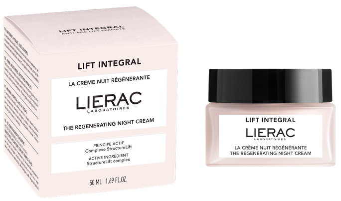 LIERAC Lift Integral nakts sejas krēms, 50 ml - 2