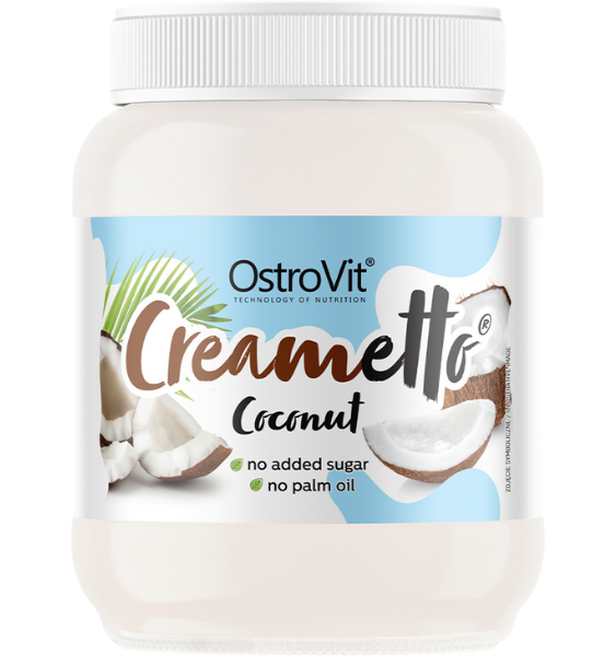 OSTROVIT Creametto Coconut with shavings krēms, 320 g - 1