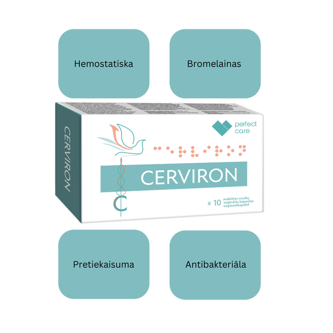 CERVIRON Maksts kapsulas, 10 gab. - 2