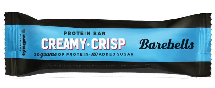 BAREBELLS Creamy Crisp proteīna batoniņš, 55 g - 1