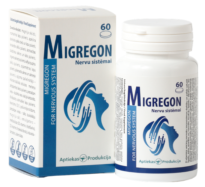 APTIEKAS PRODUKCIJA Migregon kapsulas, 60 gab. - 1