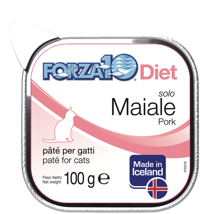 FORZA10 Solo Diet Cūka, Kaķiem pastēte, 100 g - 1