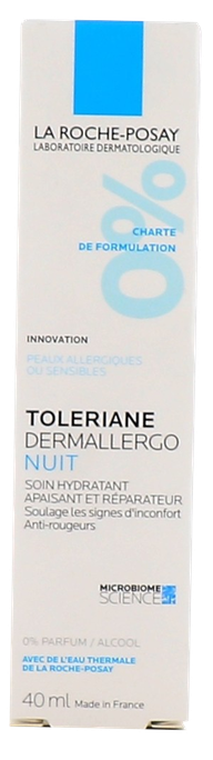 LA ROCHE-POSAY Toleriane Dermallergo Night sejas krēms, 40 ml - 2