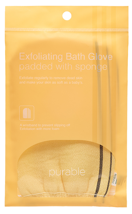 PURABLE Exfoliating Bath Glove pīlinga cimds, 1 gab. - 1