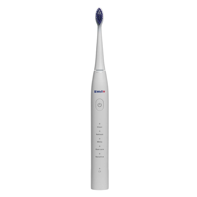 B.WELL Pro-850 Sonic, White elektriskā zobu birste, 1 gab. - 4