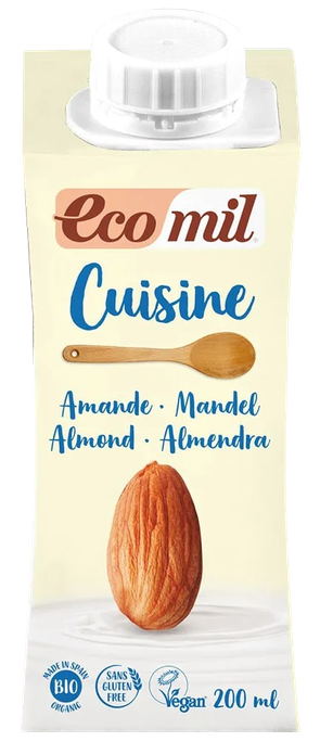 ECOMIL Cuisine Almond kulinārijas krēms, 200 ml - 1