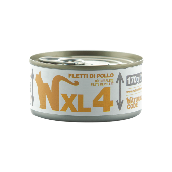 NATURAL CODE XL4 Vistas Fileja mitrā barība, 170 g - 1
