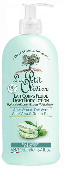 LE PETIT OLIVIER Aloe Vera & Green Tea ķermeņa losjons, 250 ml - 1