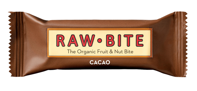 RAWBITE su kakava, ekologiškas batonėlis, 50 g - 1