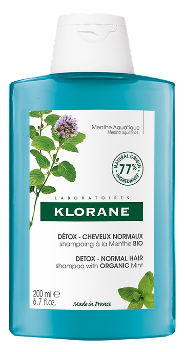 KLORANE Aquatic Mint šampūns, 200 ml - 1