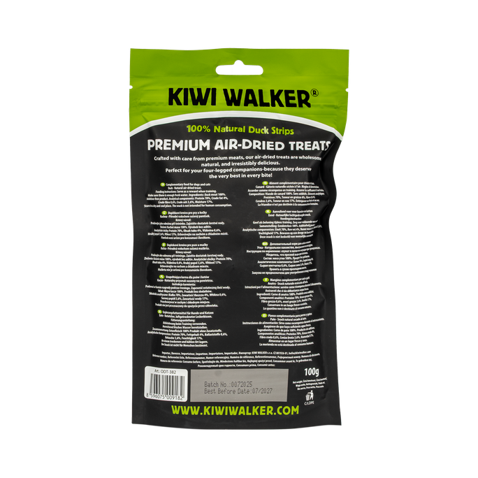 KIWI WALKER Kaltētas Pīles Strēmelītes kārumi, 100 g - 2