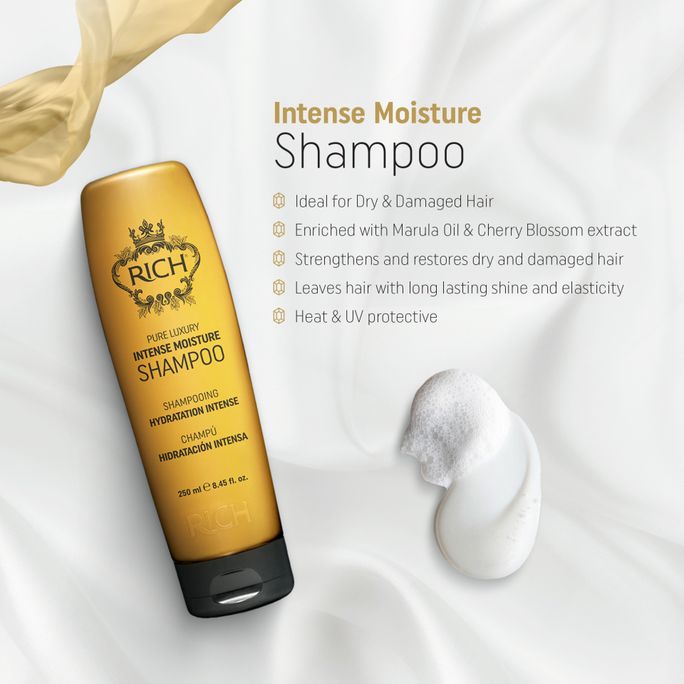 RICH Pure Luxury Intense Moisture šampūns, 250 ml - 2