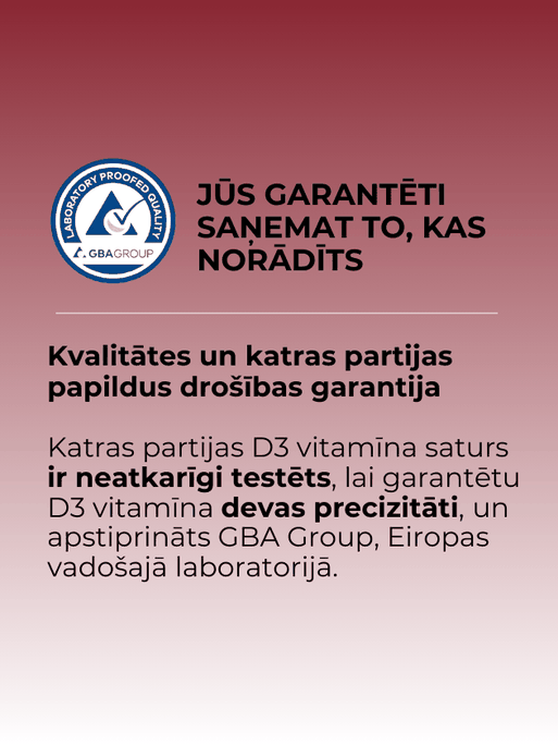 LYL sunD3 ProCaps 4000 SV kapsulas, 60 gab. - 4