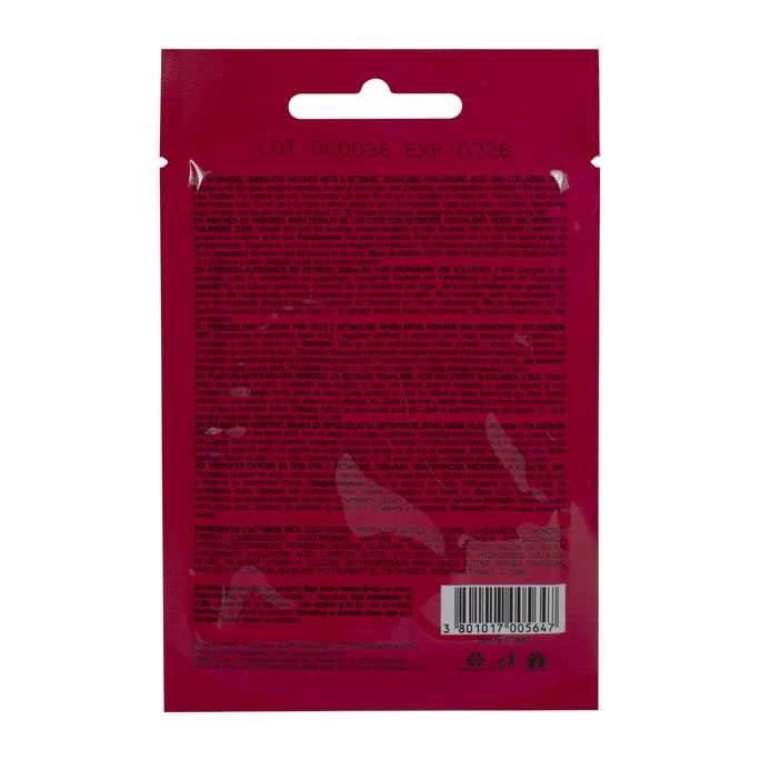 SKINCYCLOPEDIA With Retinol, Squalane, Hyaluronic Acid and Collagen acu spilventiņi, 2 gab. - 2