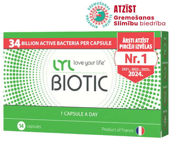 LYL BIOTIC kapsulas, 14 gab. - 1