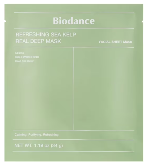 BIODANCE Refreshing Sea Kelp Real Deep sejas maska, 1 gab. - 1