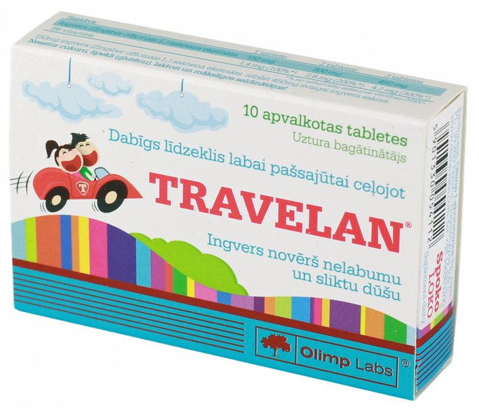 OLIMP LABS Travelan Spoko Loko tabletės, 10 vnt. - 1