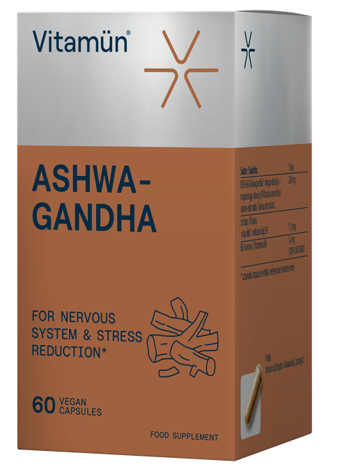 VITAMUN Ashwagandha kapsulas, 60 gab. - 2