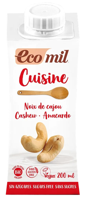 ECOMIL Cuisine Cashew kulinārijas krēms, 200 ml - 1