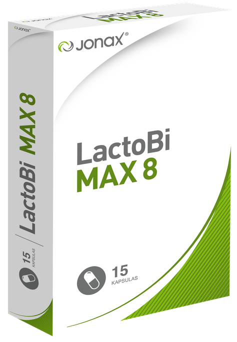 JONAX LactoBi Max 8 kapsulas, 15 gab. - 1