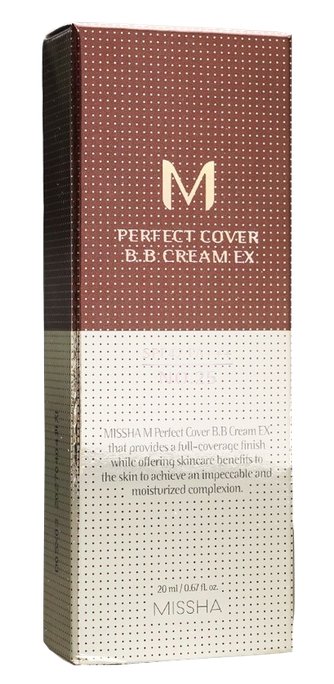 MISSHA M Perfect Cover BB SPF42 NO.25 Warm Beige sejas krēms, 20 ml - 2