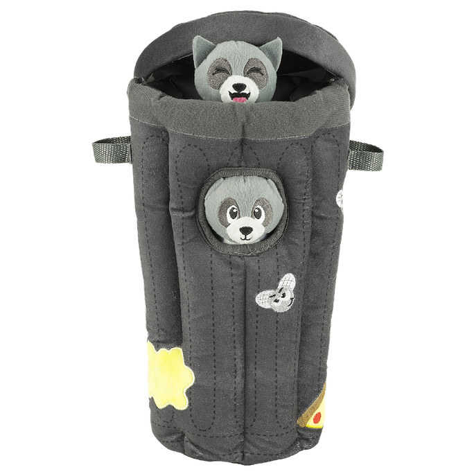 OUTWARD HOUND Hide a Raccoon, Pelēka rotaļlieta, 1 gab. - 1